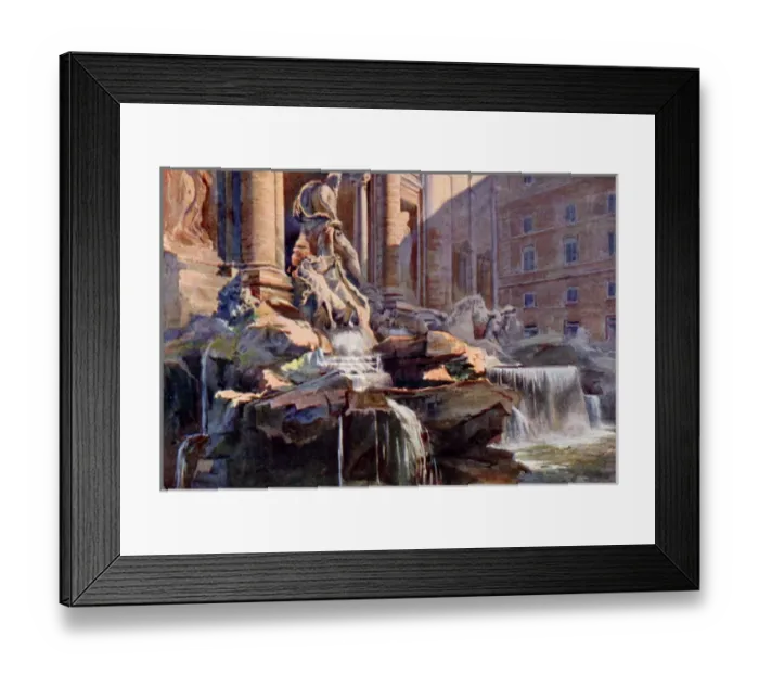 Framed Print : Fountain of Trevi / Rome Framed Print : Fountain of Trevi / Rome