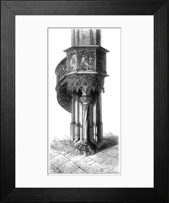 Framed Print : Pulpit / Stuttgart Framed Print : Pulpit / Stuttgart