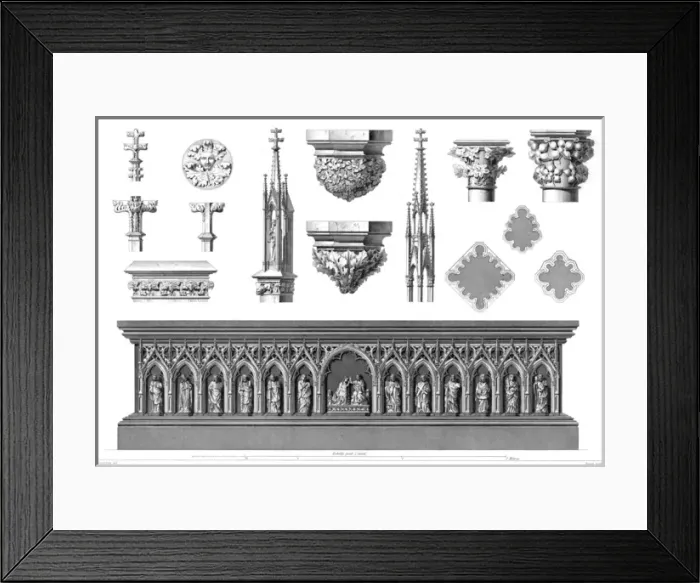 Framed Print : Details from Koln Cath Framed Print : Details from Koln Cath