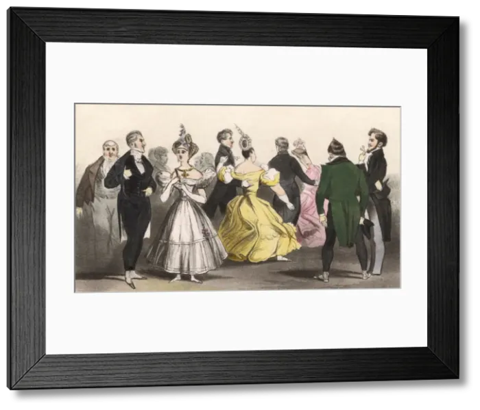 Framed Print : BALL AT ALMACKs 1815 Framed Print : BALL AT ALMACKs 1815