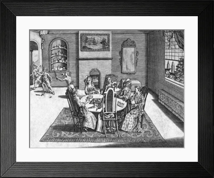 Framed Print : Social / Ladies Gossipping Framed Print : Social / Ladies Gossipping