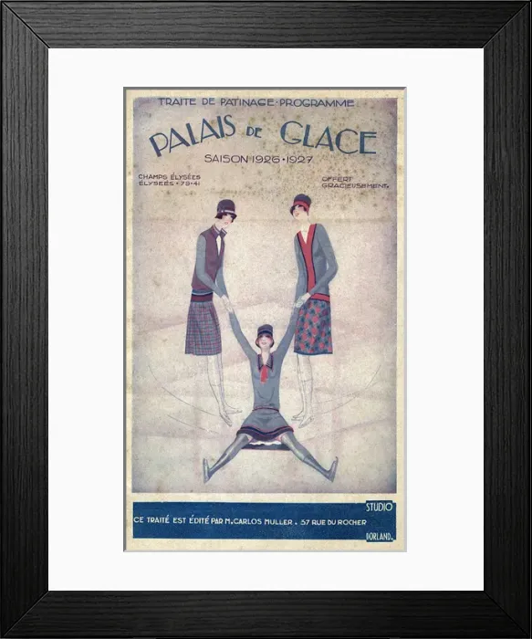 Framed Print : Palais De Glace Progr Framed Print : Palais De Glace Progr