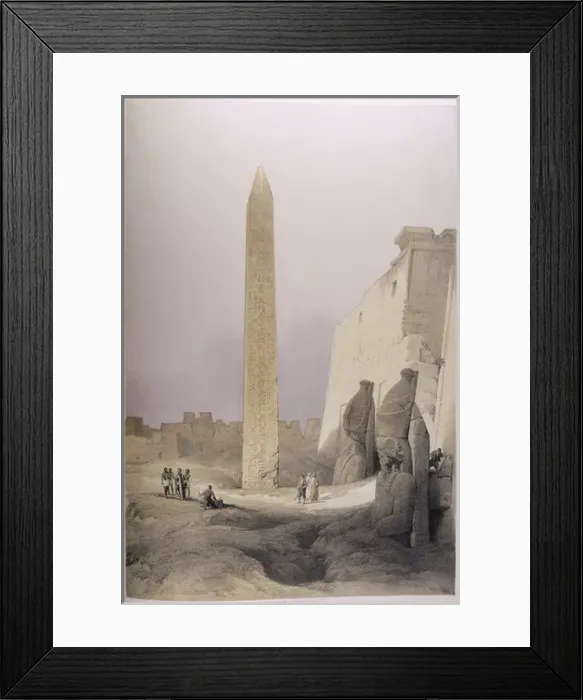Framed Print : Luxor (Roberts) 1846 Framed Print : Luxor (Roberts) 1846