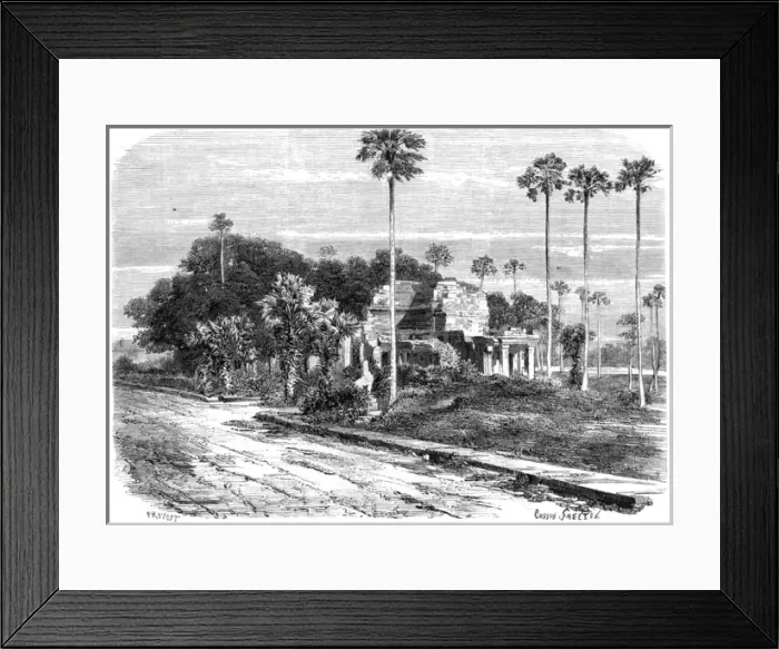 Framed Print : Temple at Angkor Wat Framed Print : Temple at Angkor Wat