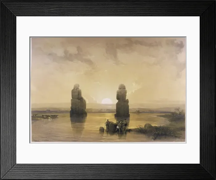 Framed Print : Memnon Colossi / Thebes Framed Print : Memnon Colossi / Thebes