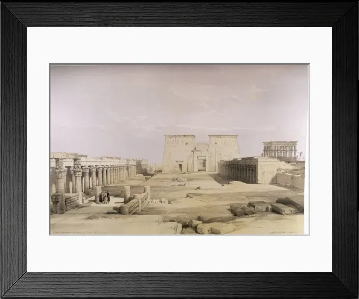 Framed Print : Philae Temple / Approach Framed Print : Philae Temple / Approach