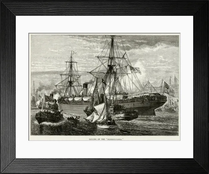 Framed Print : Pennsylvania Steamer Framed Print : Pennsylvania Steamer