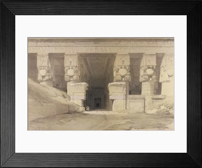 Framed Print : Temple at Denderah / Egypt Framed Print : Temple at Denderah / Egypt