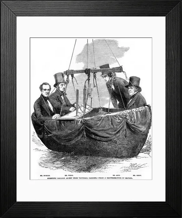 Framed Print : Charles Green. Balloon Framed Print : Charles Green. Balloon