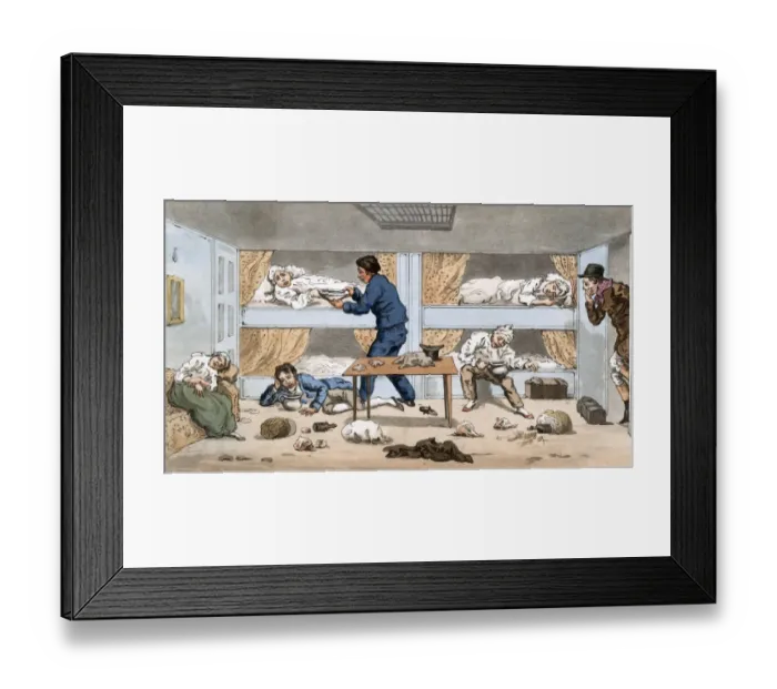 Framed Print : Seasick passengers Framed Print : Seasick passengers