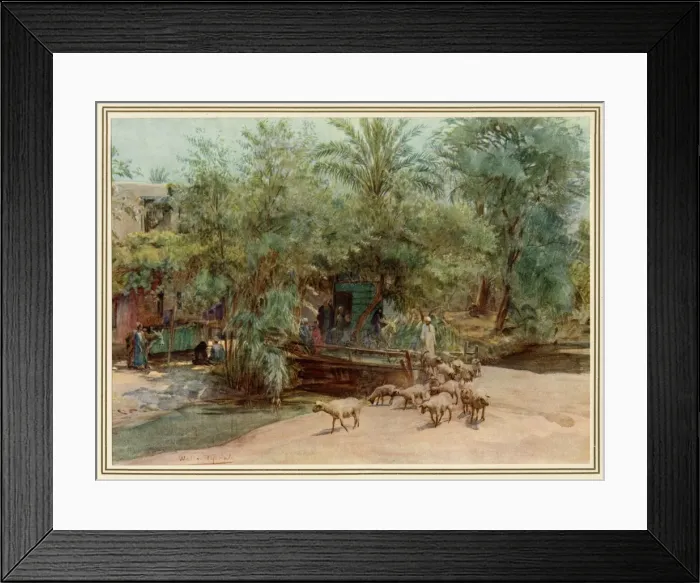 Framed Print : Village of Marg / Egypt Framed Print : Village of Marg / Egypt