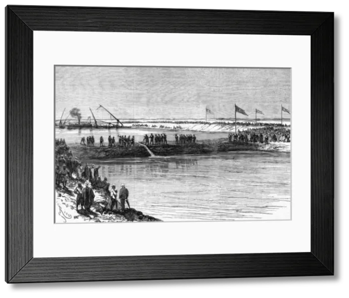 Framed Print : Suez Construction 6 Framed Print : Suez Construction 6