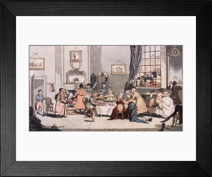 Framed Print : Stagecoach Breakfast Framed Print : Stagecoach Breakfast