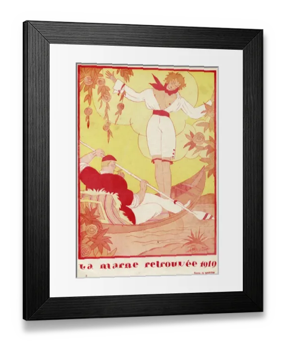 Framed Print : Boating on the Marne Framed Print : Boating on the Marne