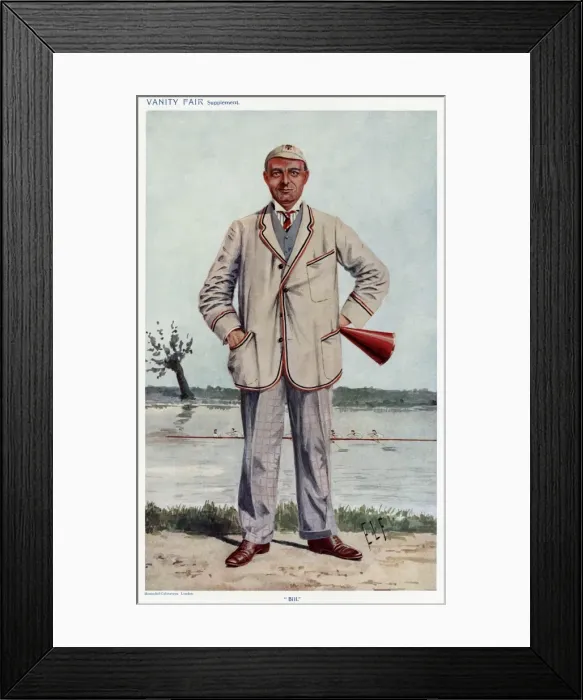 Framed Print : Rowing Coach Forster Framed Print : Rowing Coach Forster