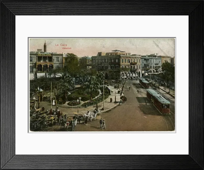 Framed Print : Esbekieh / Cairo (Egypt) Framed Print : Esbekieh / Cairo (Egypt)