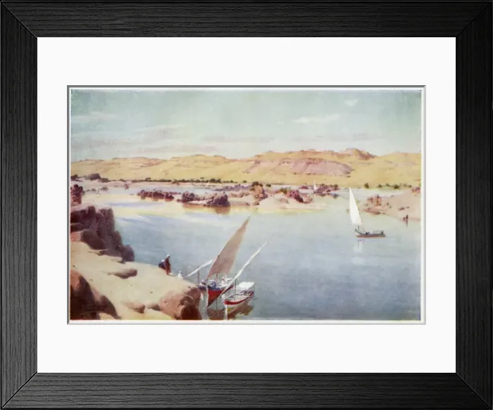 Framed Print : NILE / AT ASWAN / 1904 Framed Print : NILE / AT ASWAN / 1904