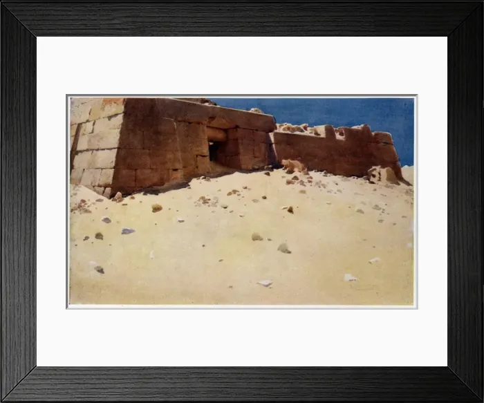 Framed Print : Pyramids at Mastab Framed Print : Pyramids at Mastab