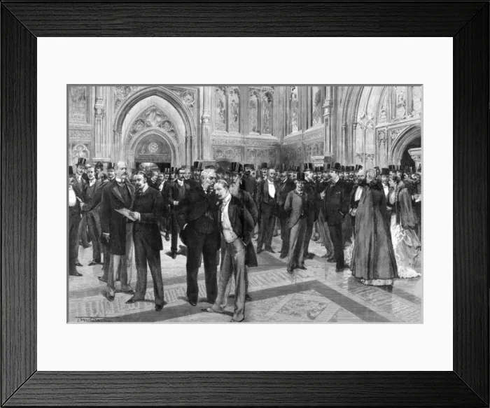 Framed Print : House of Commons Lobby Framed Print : House of Commons Lobby