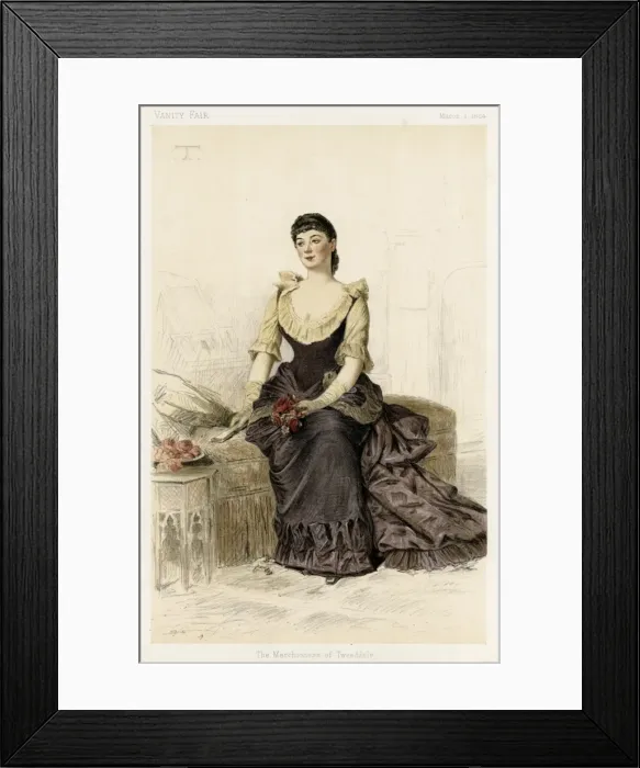 Framed Print : Fashion / Tweeddale 1884 Framed Print : Fashion / Tweeddale 1884
