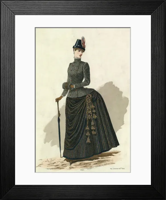 Framed Print : Astrakan Costume 1885 Framed Print : Astrakan Costume 1885