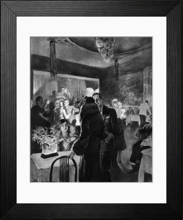 Framed Print : Social / Boeuf Sur Toit Framed Print : Social / Boeuf Sur Toit