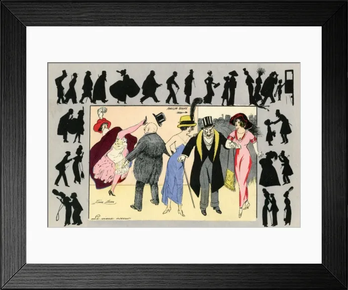 Framed Print : Social / Roues at Moulin Framed Print : Social / Roues at Moulin