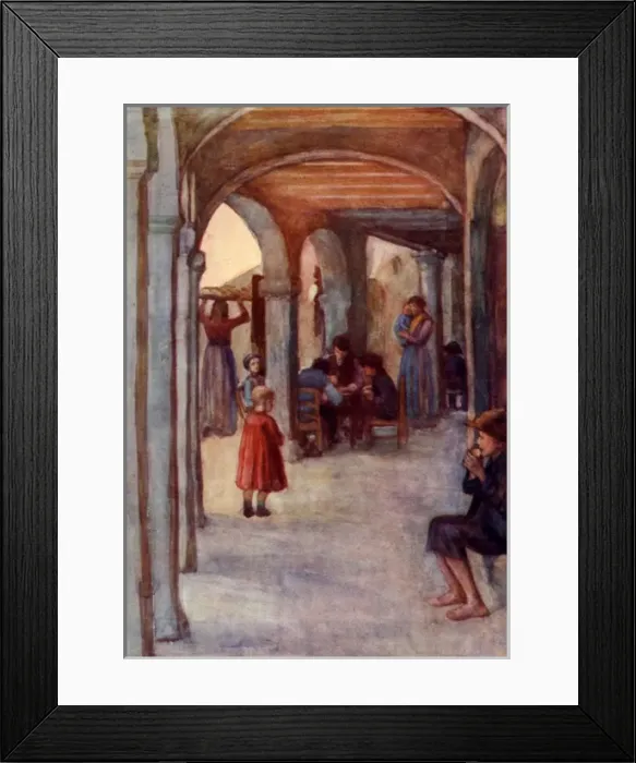 Framed Print : Social / Tuscany Cobblers Framed Print : Social / Tuscany Cobblers