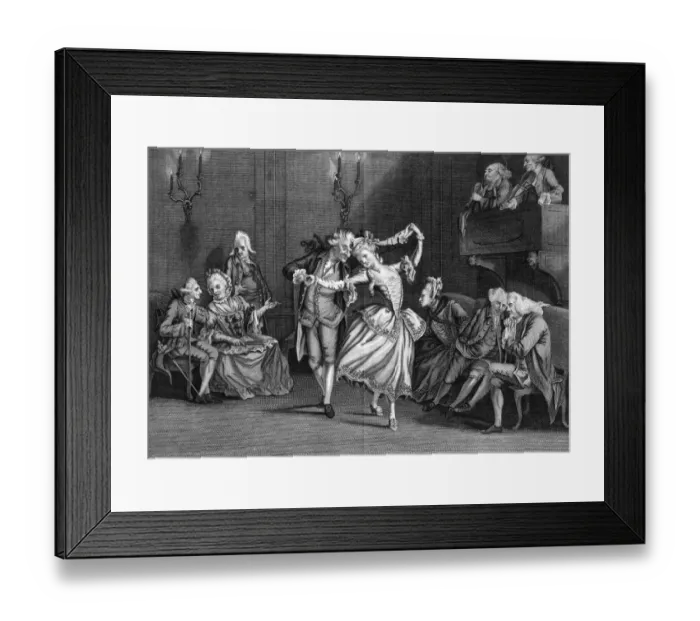 Framed Print : Social / German Dancers Framed Print : Social / German Dancers