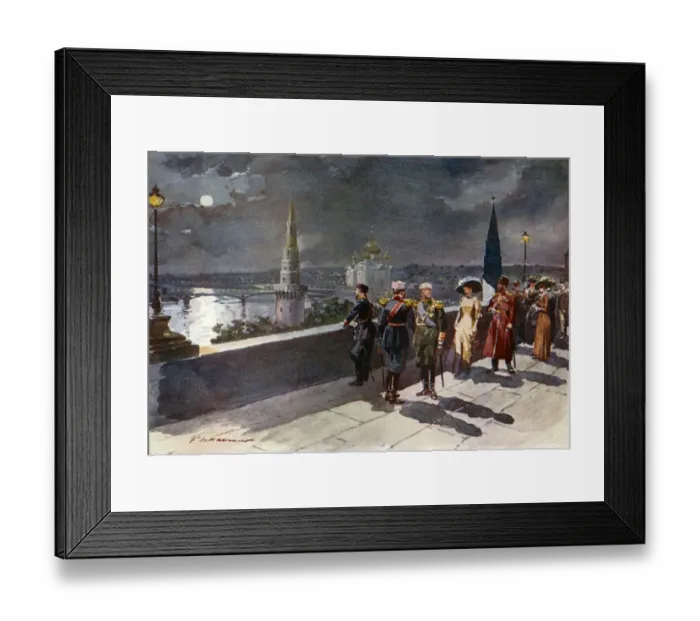 Framed Print : Social / Kremlin View 1913 Framed Print : Social / Kremlin View 1913