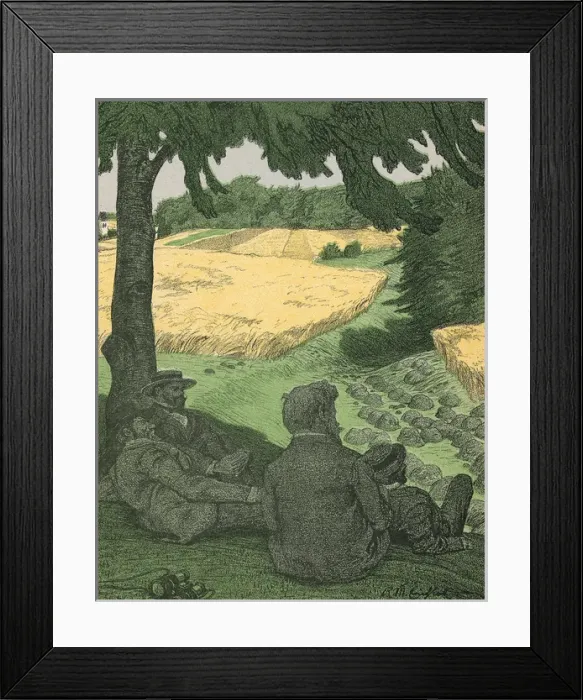 Framed Print : Social / German Countrysid Framed Print : Social / German Countrysid