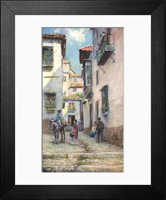 Framed Print : Social / Granada Street Framed Print : Social / Granada Street