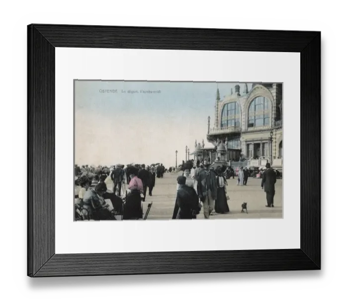 Framed Print : Social / Ostend Afternoon Framed Print : Social / Ostend Afternoon
