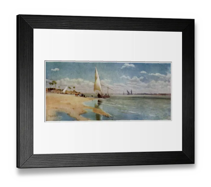 Framed Print : The Nile at Ayat / Egypt Framed Print : The Nile at Ayat / Egypt