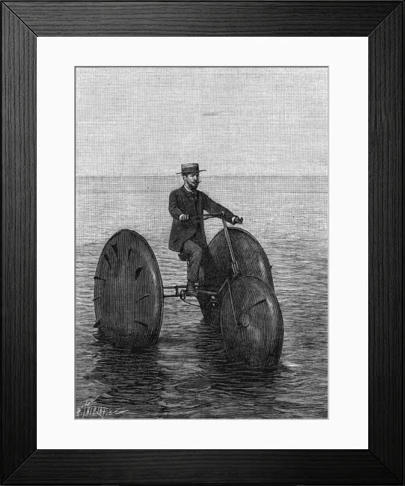 Framed Print : Water Tricycle - 1 Framed Print : Water Tricycle - 1
