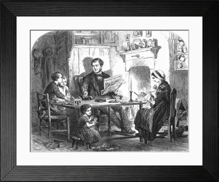 Framed Print : Social / Working Lancs Man Framed Print : Social / Working Lancs Man