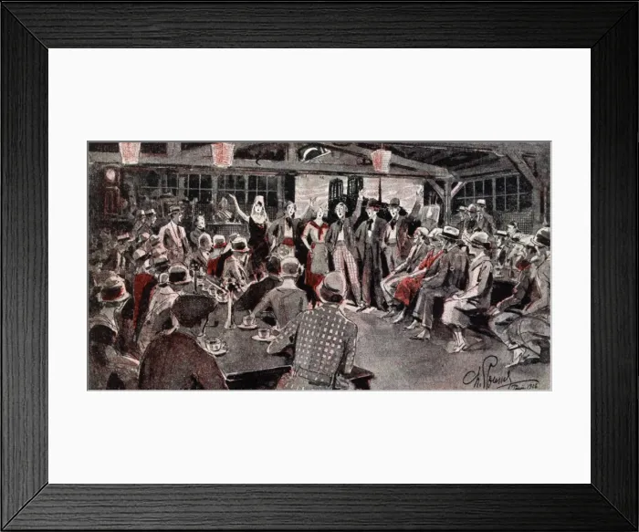 Framed Print : Montmartre by Night Framed Print : Montmartre by Night