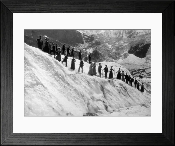 Framed Print : Tourists on the Ice Framed Print : Tourists on the Ice