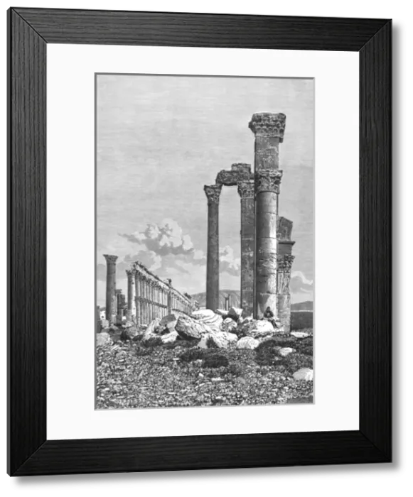 Framed Print : Syria / Palmya / Pillars Framed Print : Syria / Palmya / Pillars