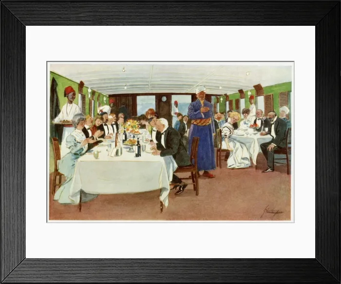 Framed Print : Dressed up on the Nileboat Framed Print : Dressed up on the Nileboat