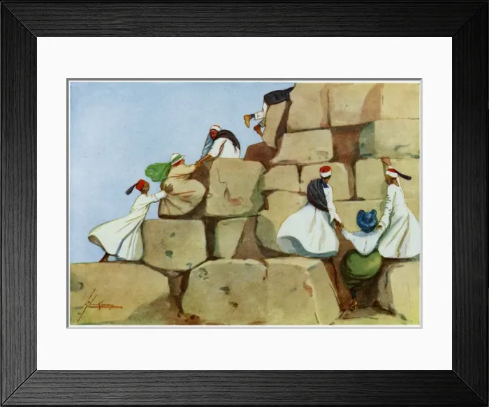 Framed Print : Helped up the Pyramid Framed Print : Helped up the Pyramid