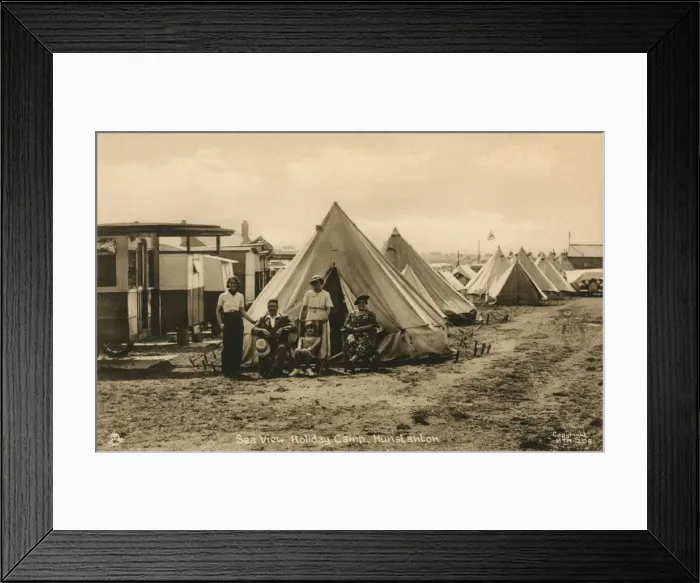 Framed Print : Sea View Holiday Camp Framed Print : Sea View Holiday Camp