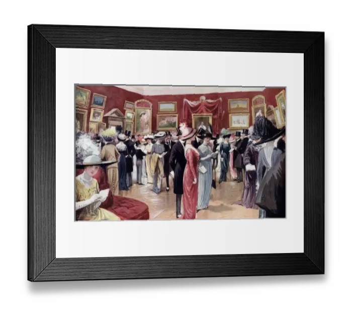 Framed Print : Royal Academy Priv View Framed Print : Royal Academy Priv View