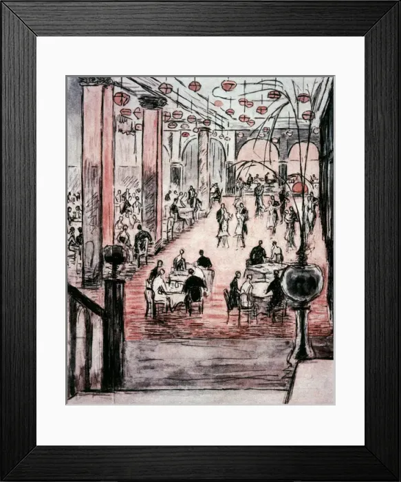 Framed Print : Social / Blanchards 1926 Framed Print : Social / Blanchards 1926