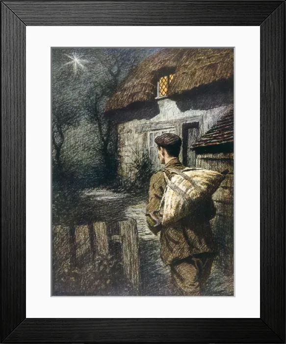 Framed Print : FATHERs RETURN 1913 Framed Print : FATHERs RETURN 1913