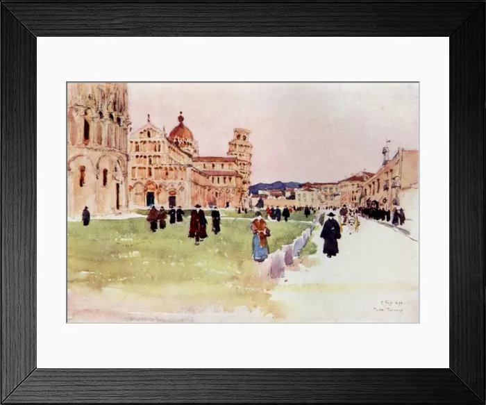 Framed Print : Italy / Pisa Duomo 1896 Framed Print : Italy / Pisa Duomo 1896