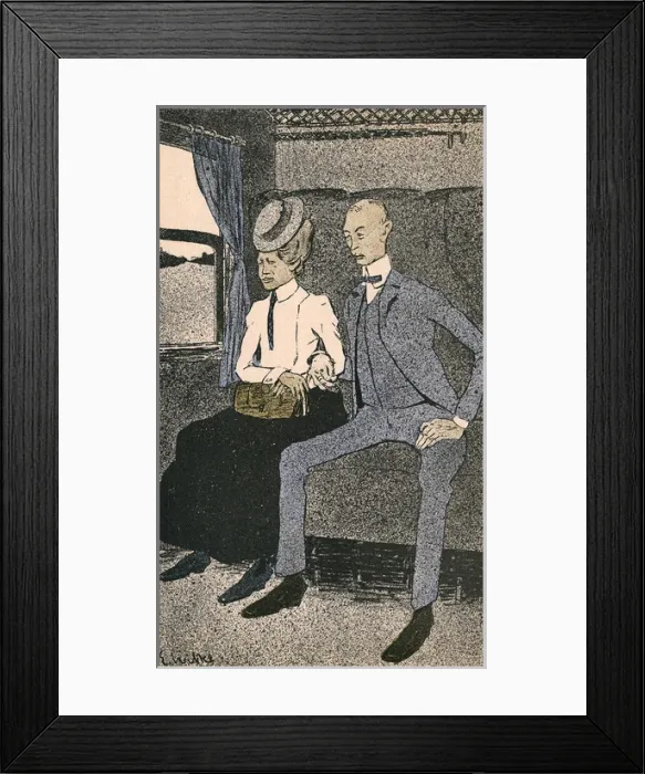 Framed Print : Husband / Wife / Travelling Framed Print : Husband / Wife / Travelling