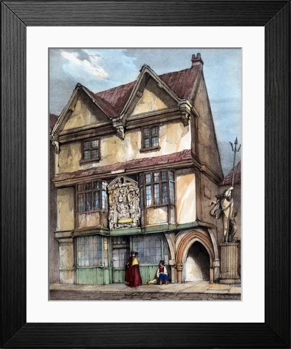 Framed Print : Dr Whites Alms House Framed Print : Dr Whites Alms House