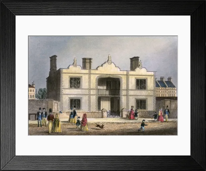 Framed Print : Alberts Model House Framed Print : Alberts Model House