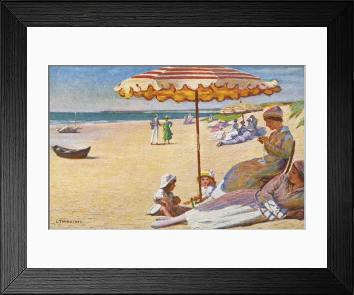 Framed Print : Under Beach Parasol Framed Print : Under Beach Parasol